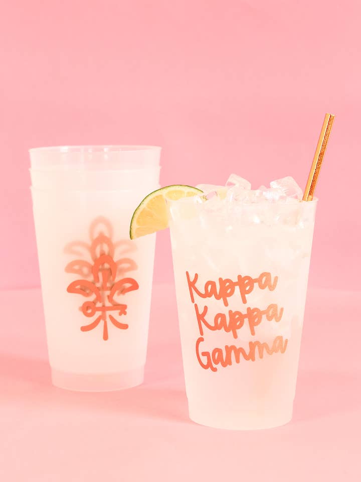 Kappa Kappa Gamma Stay Golden Sorority Stadium Cup for wholesale by Duo Threads