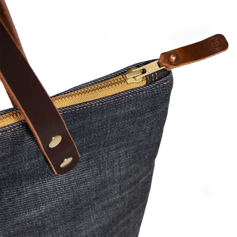 General Knot & Co. - Wholesale Tote Bag - Unisex - Japanese Denim Portfolio Tote2