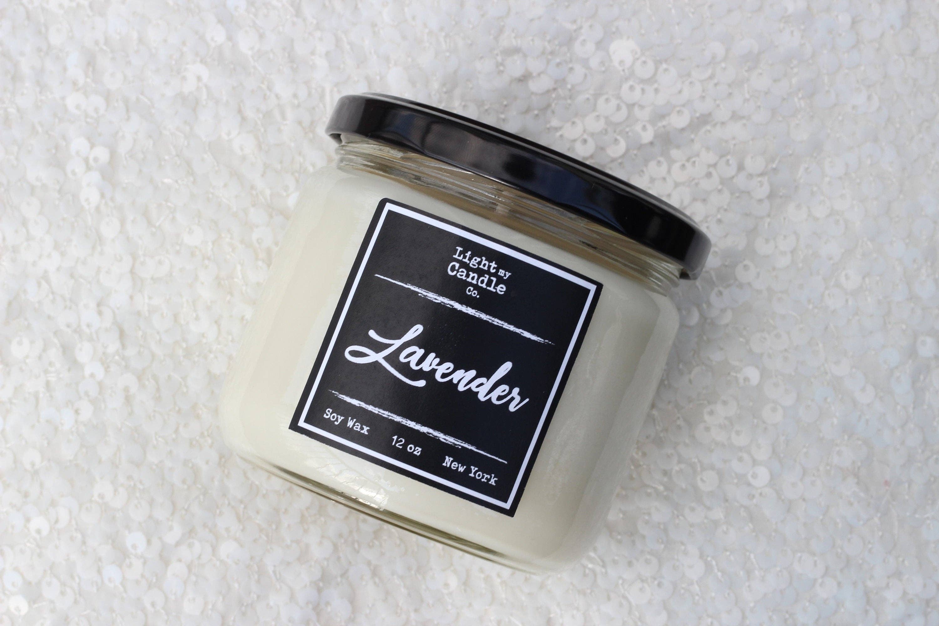 Light My Candle Co - Wholesale Jar/Filled Candle - Lavender Soy Candle2