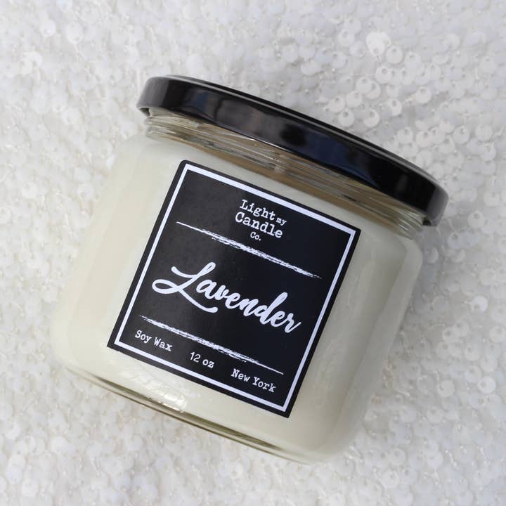 Light My Candle Co - Wholesale Jar/Filled Candle - Lavender Soy Candle2