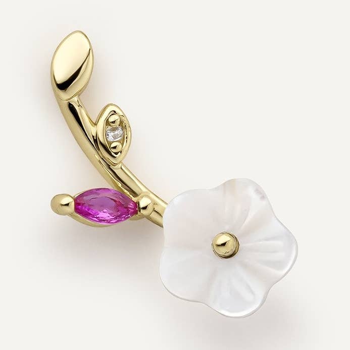 BOUCLE D'OREILLE PIERCING AZALÉE pour la vente par EarCandy Jewelry