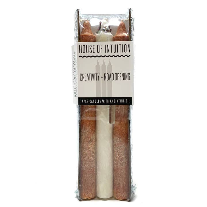 Taper Intention Candle Set - Creativity and Road Opening for wholesale by House Of Intuition