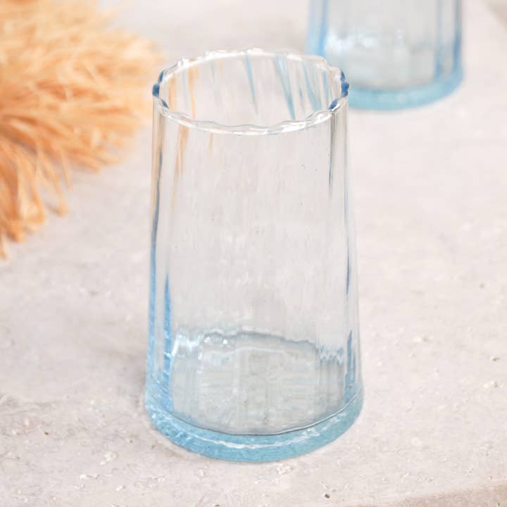 Beldi Ribbed Glass 11cm - Set of 6 for wholesale by Bohome Living