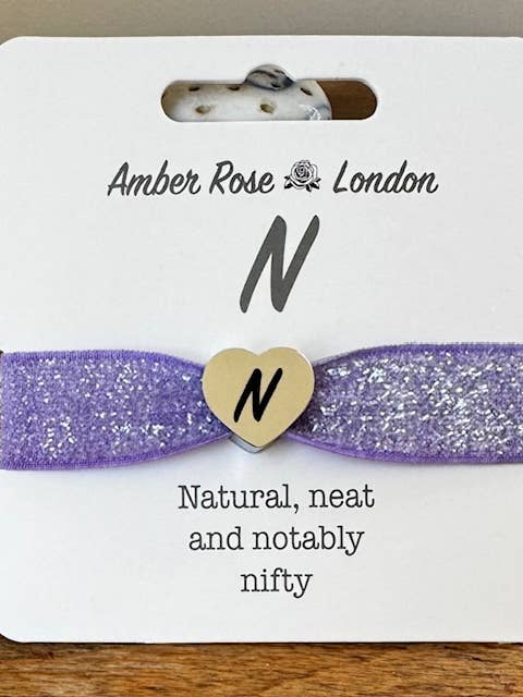 N Personligt Glitter Armbånd & Hårbånd for engroshandel hos Gifted Wholesale Ltd