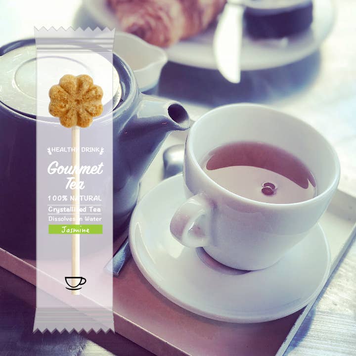 Northern Tea Company - Wholesale Health/Detox Tea - Jasmine Gourmet TEA on-a-stick! (20x sticks per tray)2