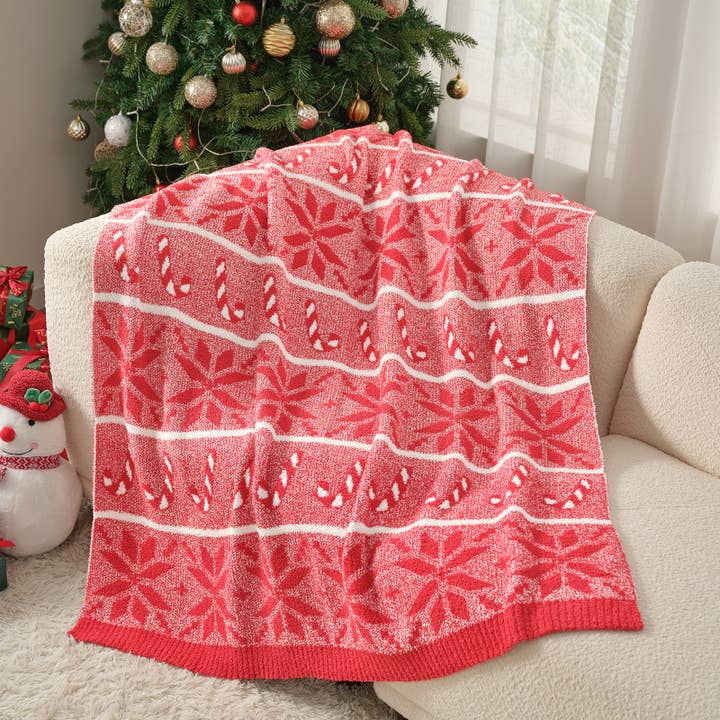DreamValley - Wholesale Throw Blanket - SS Christmas Throw Blanket Soft Knit Bed Blanket 50x60"18