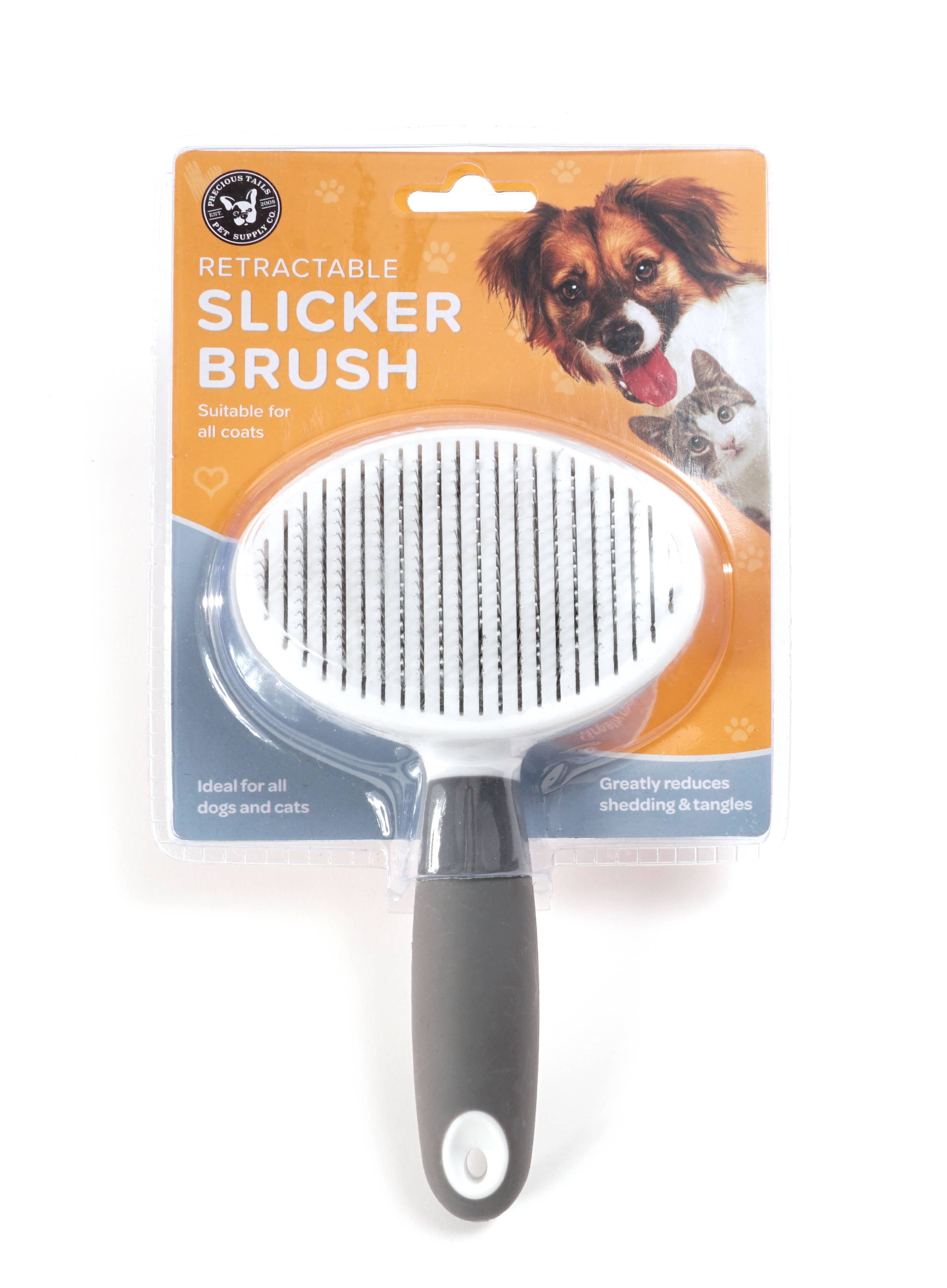 Precious Tails - Wholesale Pet Brush - Cat/Dog - Precious Tails Retractable Slicker Brush23