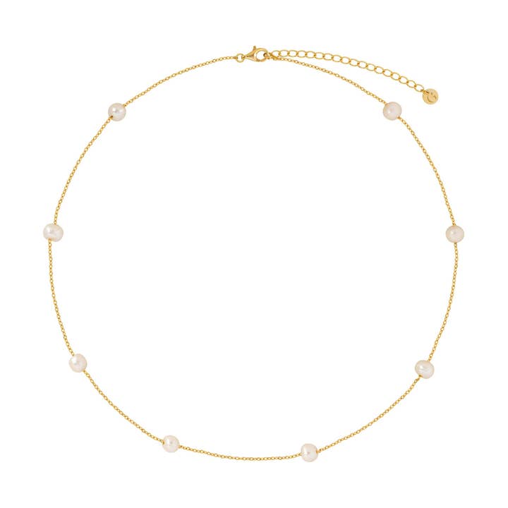 Perle Satellit halskæde for engroshandel hos Gold Trip