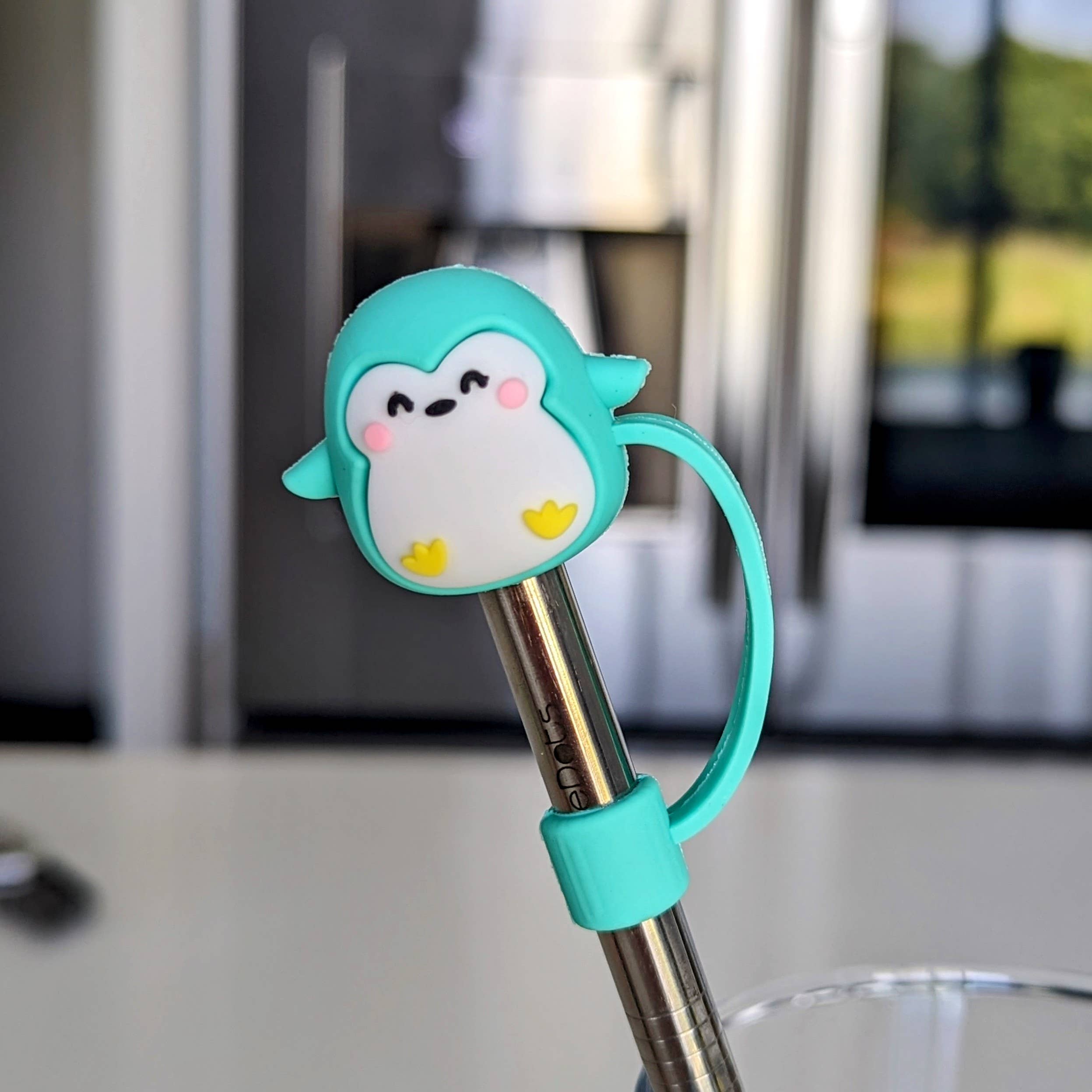 iconic mi – wholesale Sugrör – Halmskydd - Söta djur | Pingvin1