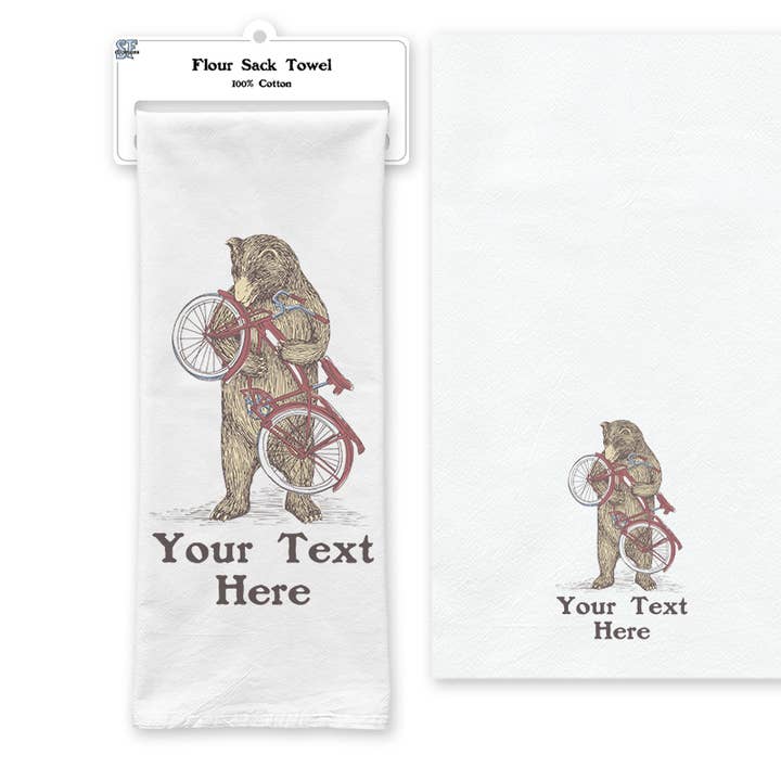 SF Mercantile - Wholesale Tea Towel - Customizable Flour Sack Tea Towel 22" x 36"13