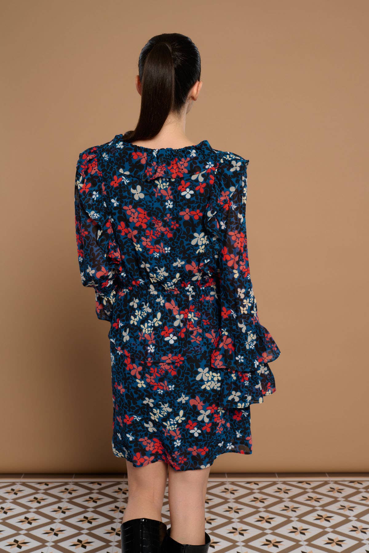 Blue PAOLINA DRESS for wholesale on Faire3