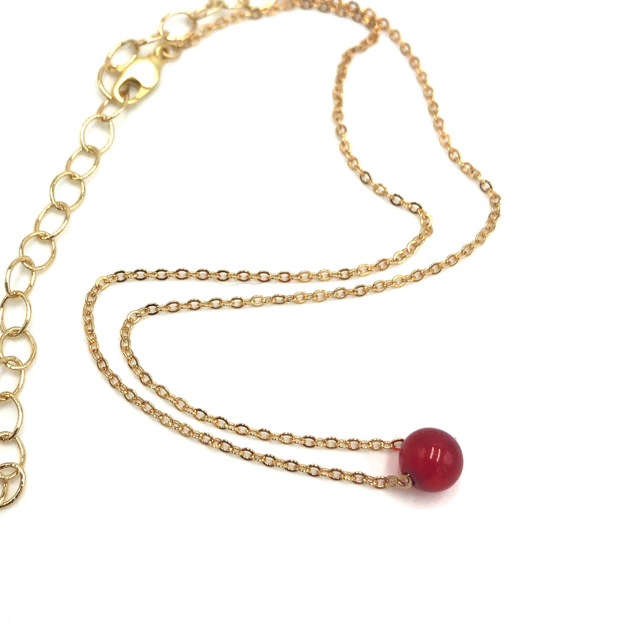 Leetie Lovendale - Wholesale Pendant/Charm Necklace - Moonglow Slide Bead Necklace0