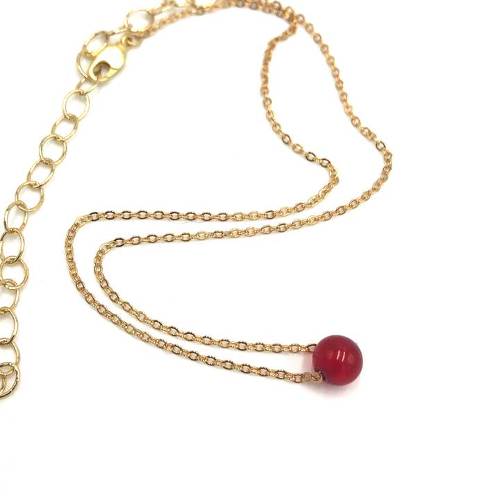 Leetie Lovendale - Wholesale Pendant/Charm Necklace - Moonglow Slide Bead Necklace