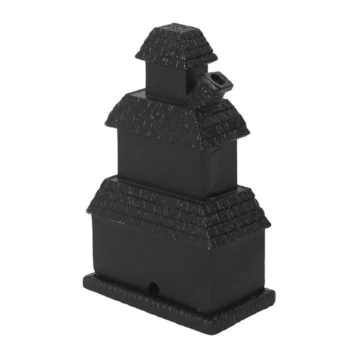 Something Different Wholesale – wholesale Incense holder – Black Haunted House Halloween Incense Cone Holder4
