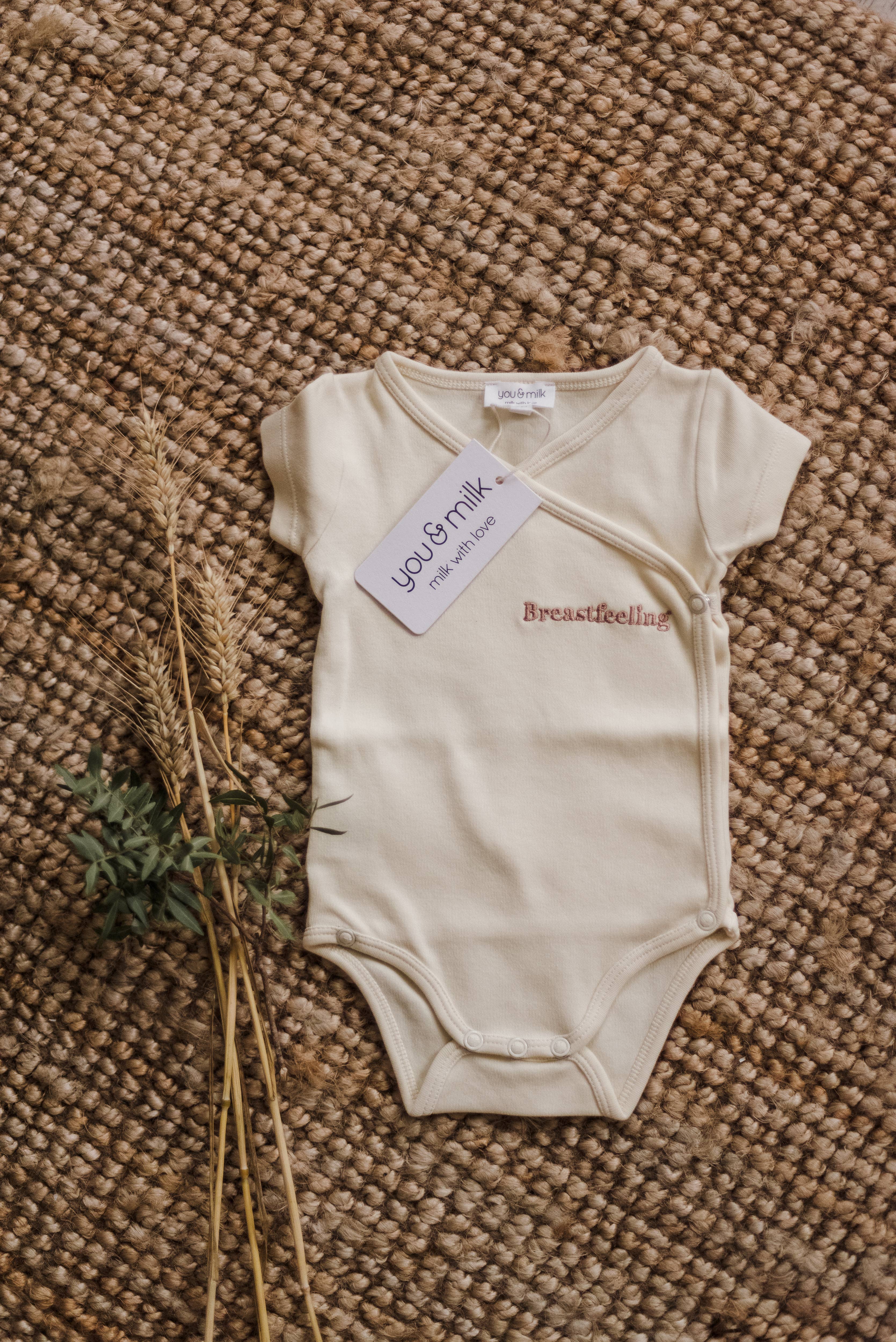 Baby Body Breastfeeding Latte in organic cotton for wholesale on Faire2