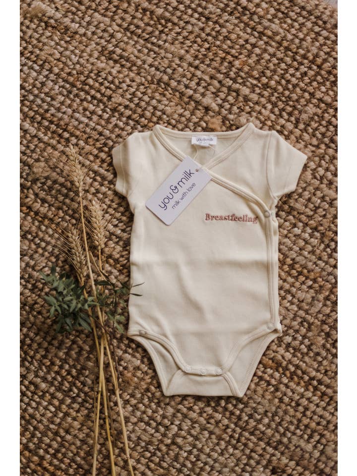 Baby Body Breastfeeding Latte in organic cotton for wholesale on Faire2