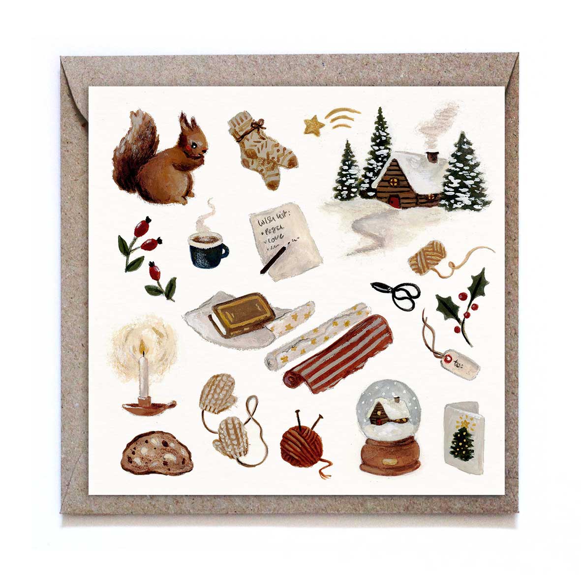 studiosatsch - Wholesale Season's Greetings Card - Holiday | Card Set of 42