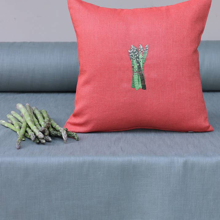Giardino Segreto - Wholesale Throw/Decorative Pillow - Pure linen cushion VERDURA2