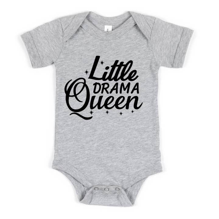 Little Drama Queen Cotton Onesie Baby Gift for wholesale by Mama and Littles Apparel