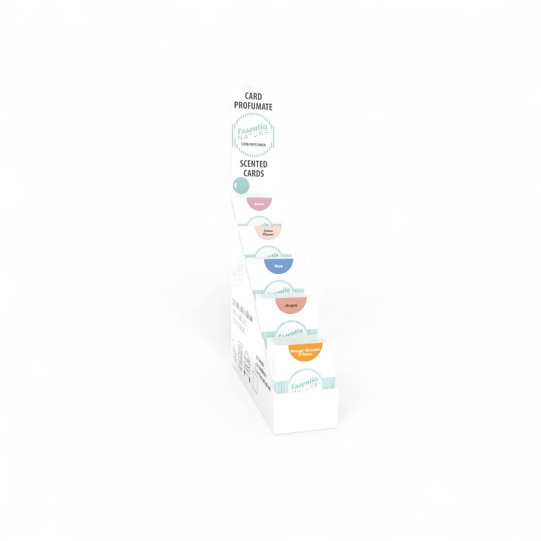 pirotta srl - Wholesale Air Freshener - MU | Display from Banco card with 10 x cotton-vanilla-lavender-musk-talcum0