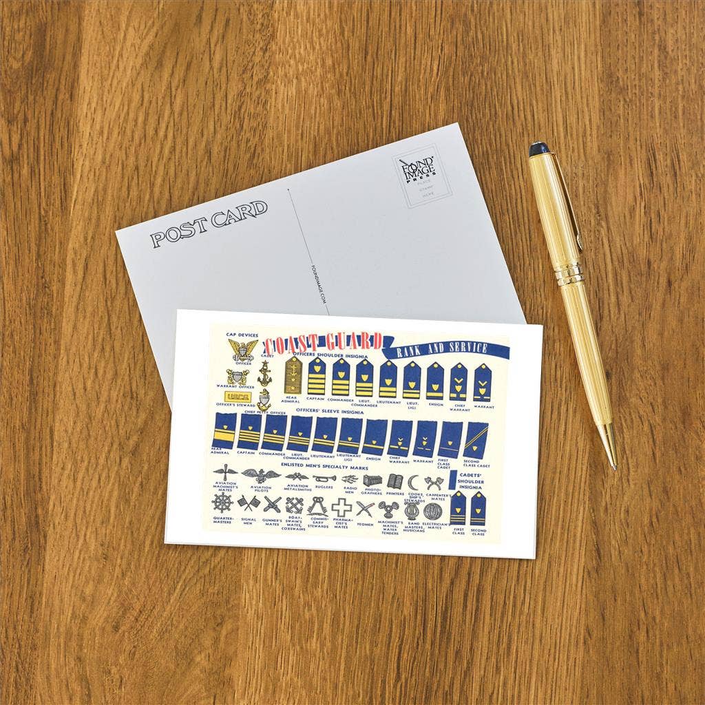 Found Image Press - Wholesale Postcard - Postcard ML-94 US Coast Guard Insignia1