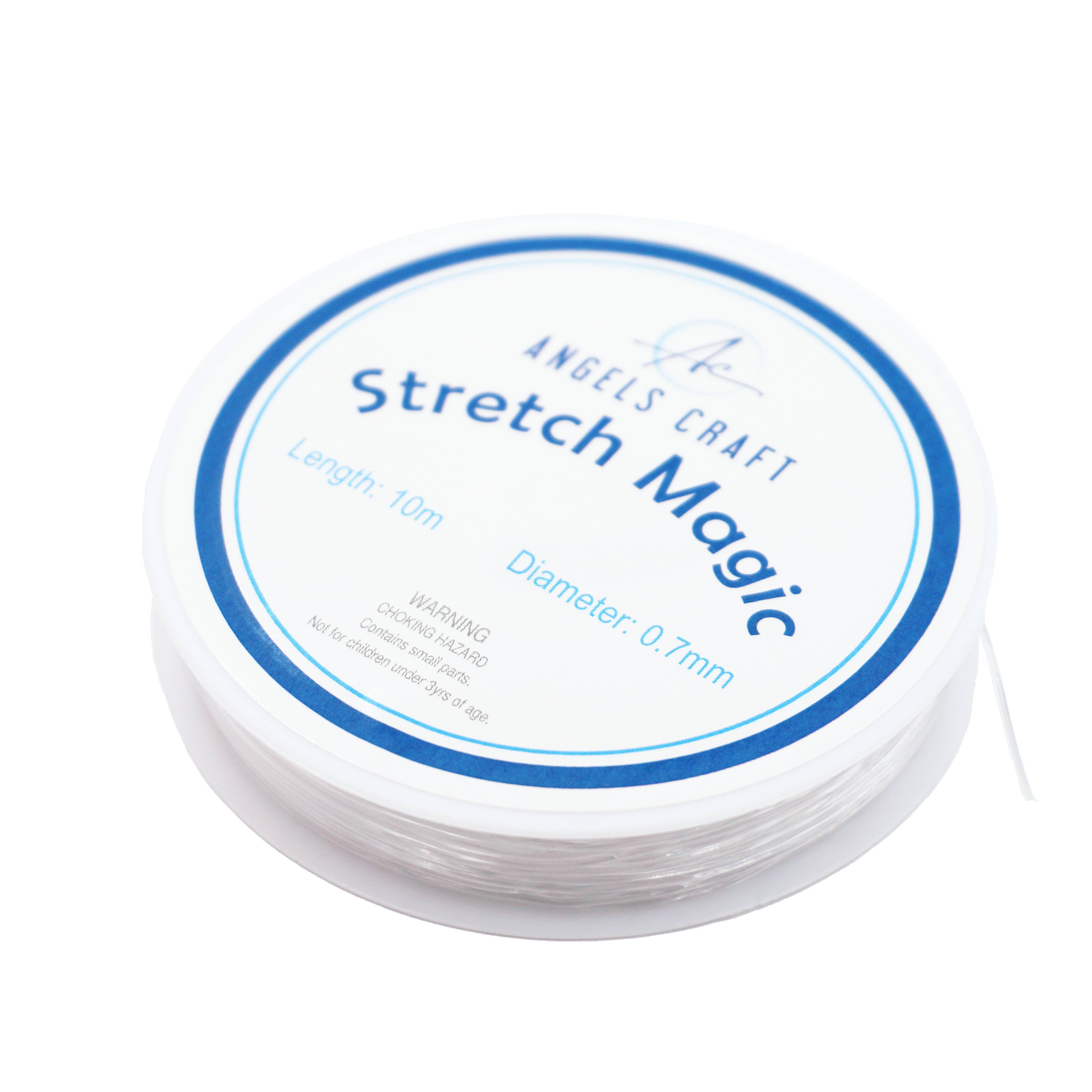 Angels Craft - Wholesale Craft Supplies - Elastic Beading Wire, 1-ct  (2 sizes available)1