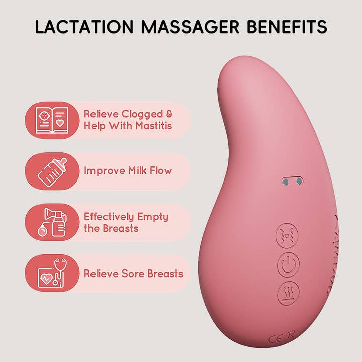 Ana Wiz – Almofada de amamentação - Maternidade por atacado – Massageador para Amamentação para Estimular a Produção de Leite e Aliviar Entupimentos5