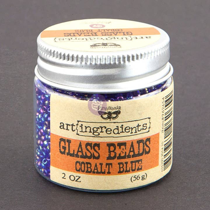 Art Ingredients Glass Beads Cobalt Blue 56g 655350962654 for wholesale by Art Philosophy
