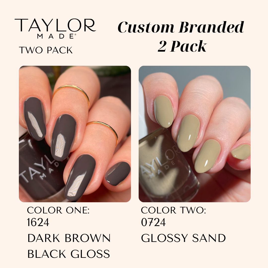 Taylor Made Polish – wholesale Nail polish – Custom Nail Polish: 2 Pack Long-wearing + Vegan + Non-toxic182