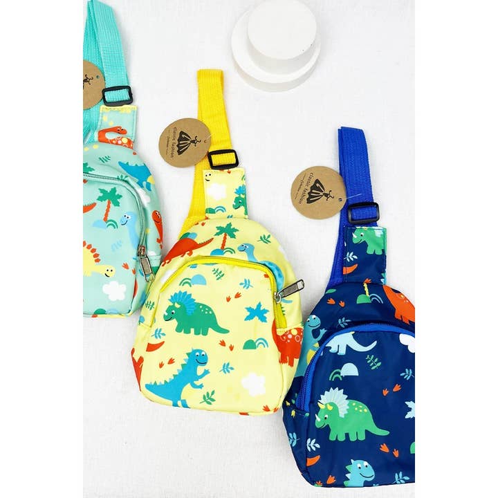 MIX COLOR Cute Dinosaur Crossbody Chest Bag for wholesale on Faire