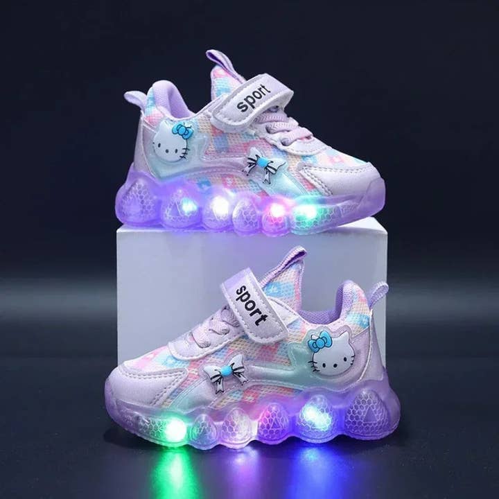RocketBaby US - Wholesale Lifestyle Sneakers - Kids - Breathable Sneakers Shoes with Cartoon LED for Children