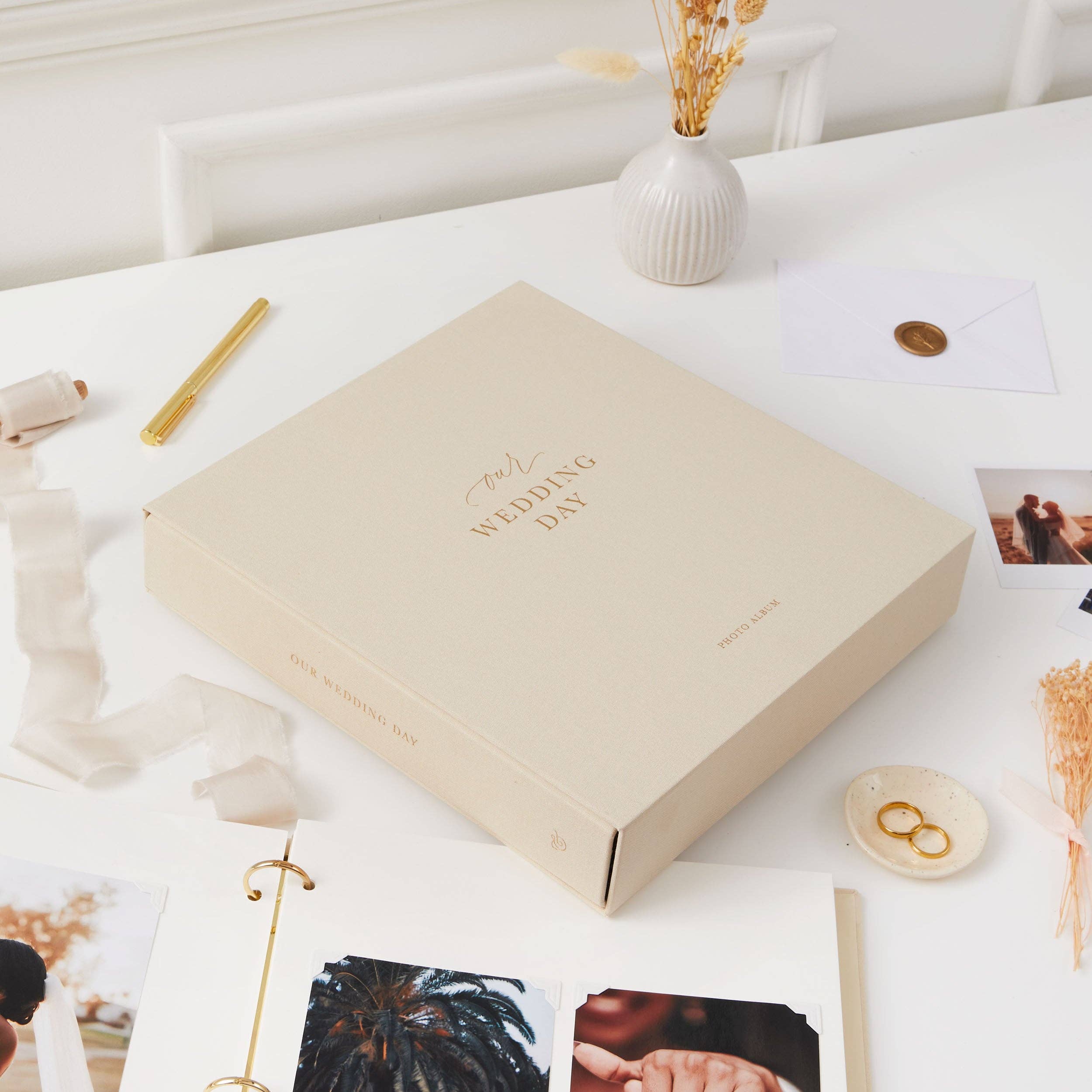 Blush And Gold – Engroshandel Fotoalbum – Vores bryllupsdag - fotoalbum1