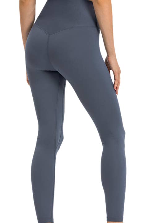 Cohesion Storm Blue Legging for wholesale by Osweetfitness Activewear