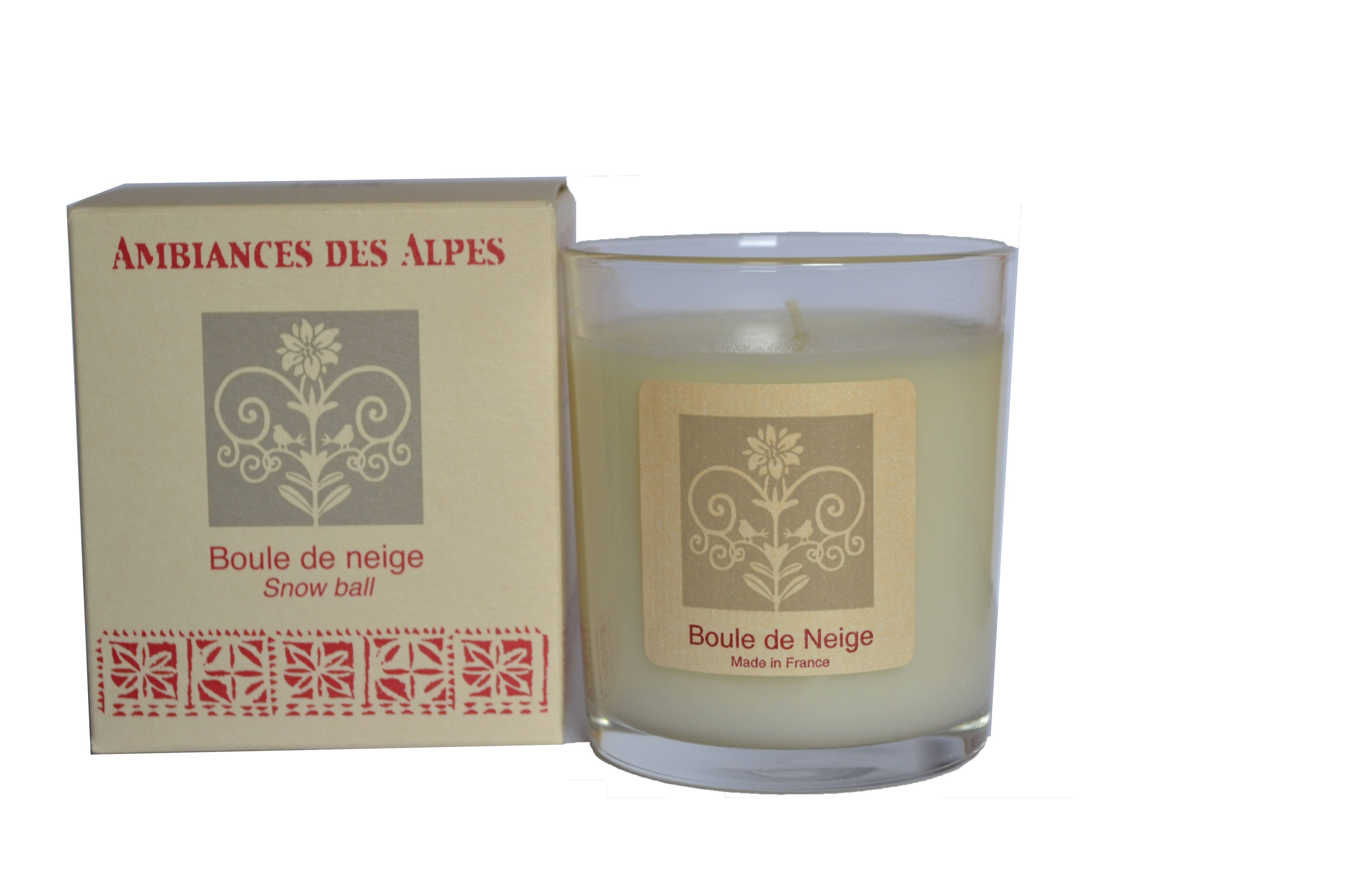 Ambiances des Alpes - Wholesale Jar/Filled Candle - Snowball scented candle0