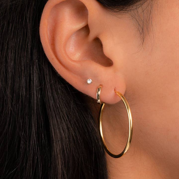 Sami Jewels - Venta al por mayor Pendientes de aro - Aros Infinity de 32 mm1