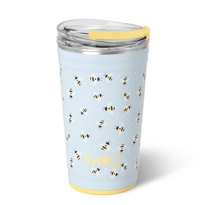 Busy Bee Party Cup (24oz) for wholesale by Swig Life
