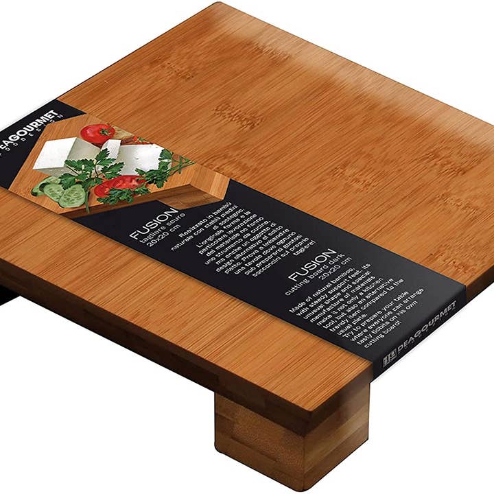Munus Store - Vendita all'ingrosso Taglieri - Tagliere Deagourmet Fusion, legno scuro, 20x20