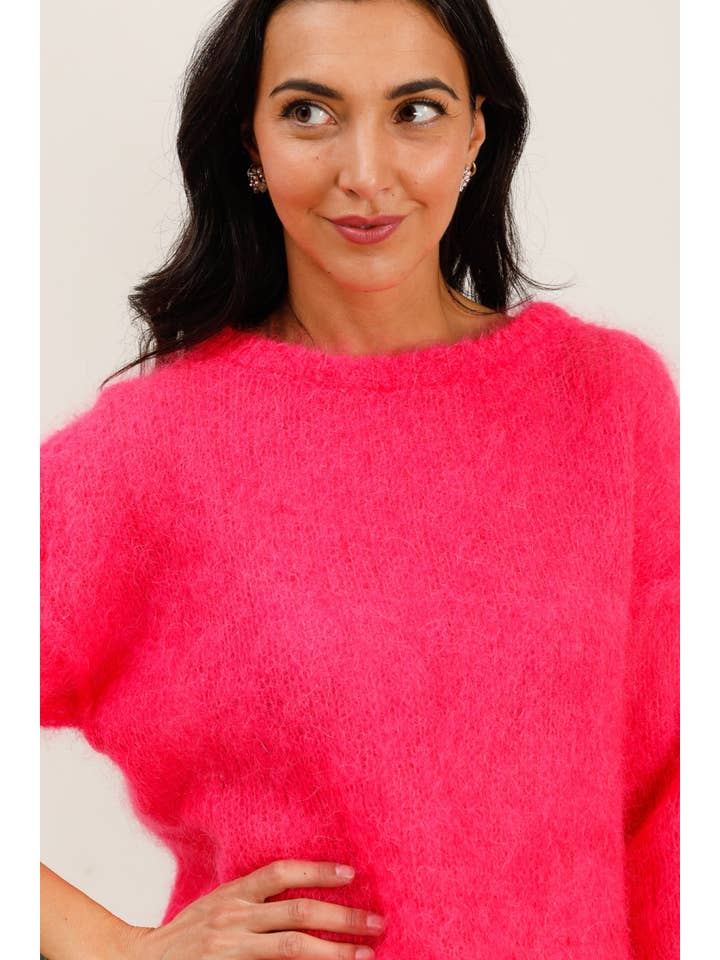 LÉA & LUC - Wholesale Knitted jumper – Women′s - Mohair sweater REF. 2157617