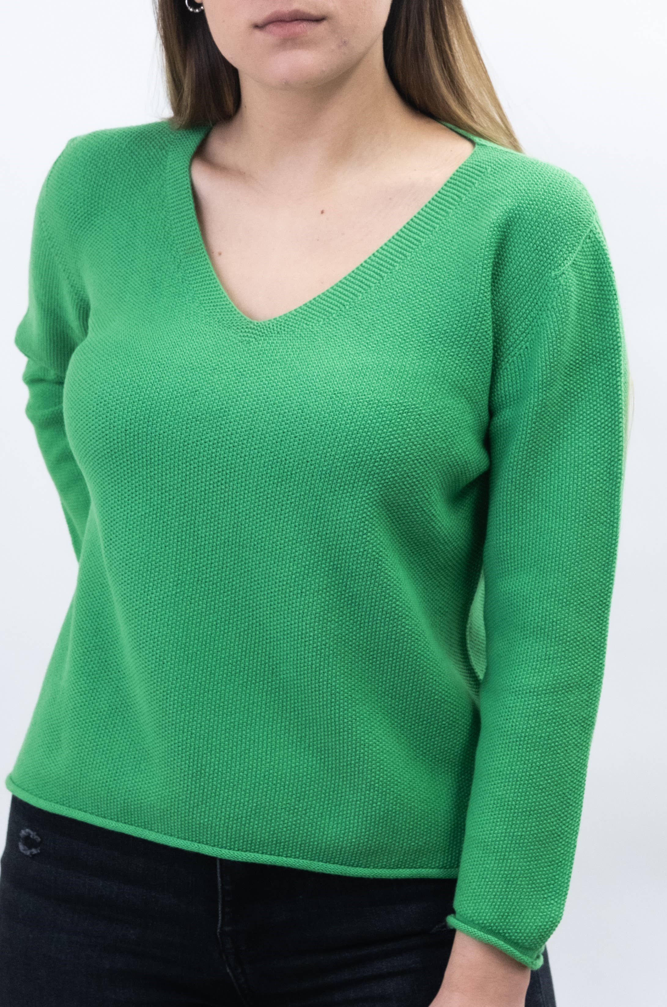 TEROTEX26 S.L. - Venta al por mayor Jersey corto de punto - Mujer - JERSEY PICO GRANO DE ARROZ1