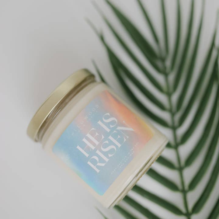 He is Risen | Easter Candle for wholesale by HOLLOWOOD FRAGRANCE