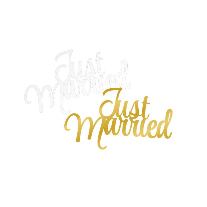 PD Party - Vendita all'ingrosso Coriandoli - Coriandoli da tavola - Appena sposati1