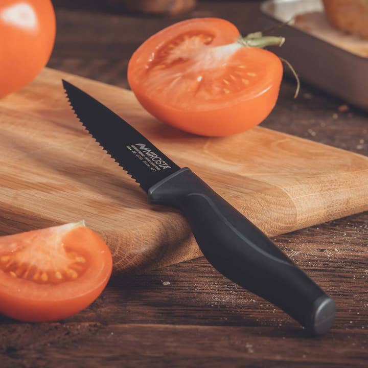 Zenker - Wholesale Kitchen/Utility Knife - Nirosta Black Edition Serrated Kitchen Knife3