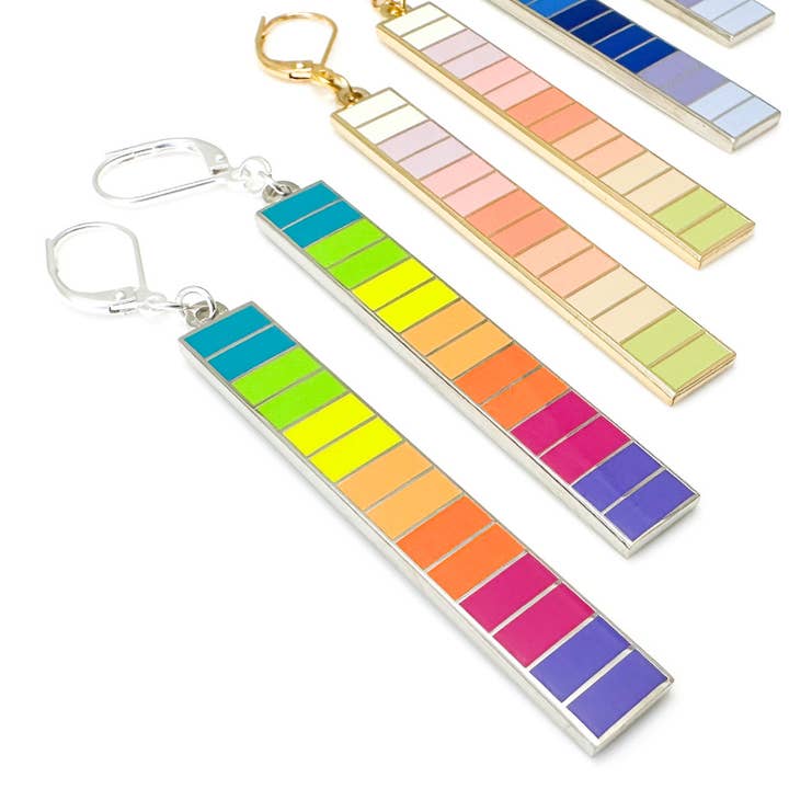 Kinzoku - Wholesale Dangle Earrings - Rainbow Earrings II5