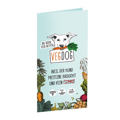 Folheto da marca por atacado de VEGDOG