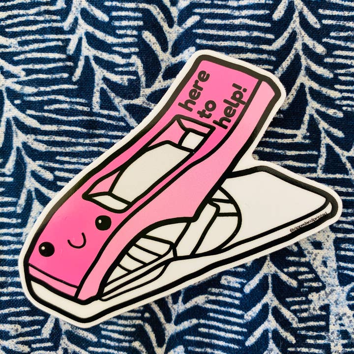 Zipped & Printed - Wholesale Phone & Laptop Stickers - Here to Help Sewing and Quilting Notions Sticker4