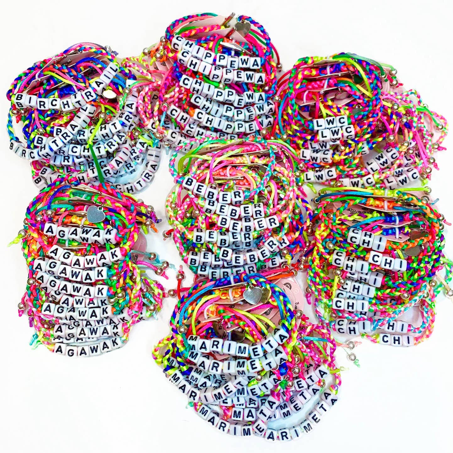 Bead Me Silly - Wholesale Woven/Braided Bracelet - CUSTOM CAMP Bracelet - Create Your Own Camp Bracelet2