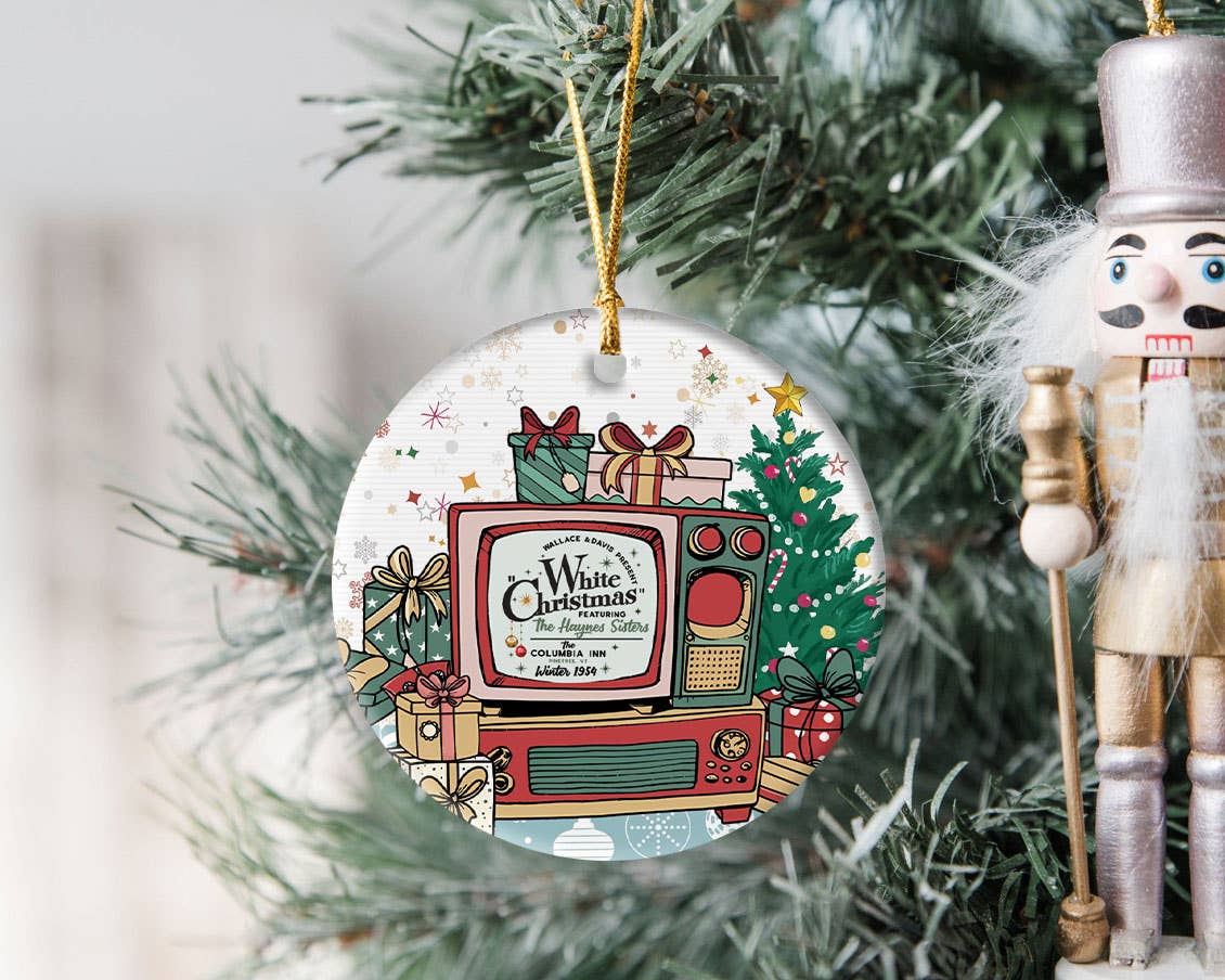 TMLECOM LTD – wholesale Ornament – White Christmas Movie Ornament, Haynes Sisters Xmas Ornament1