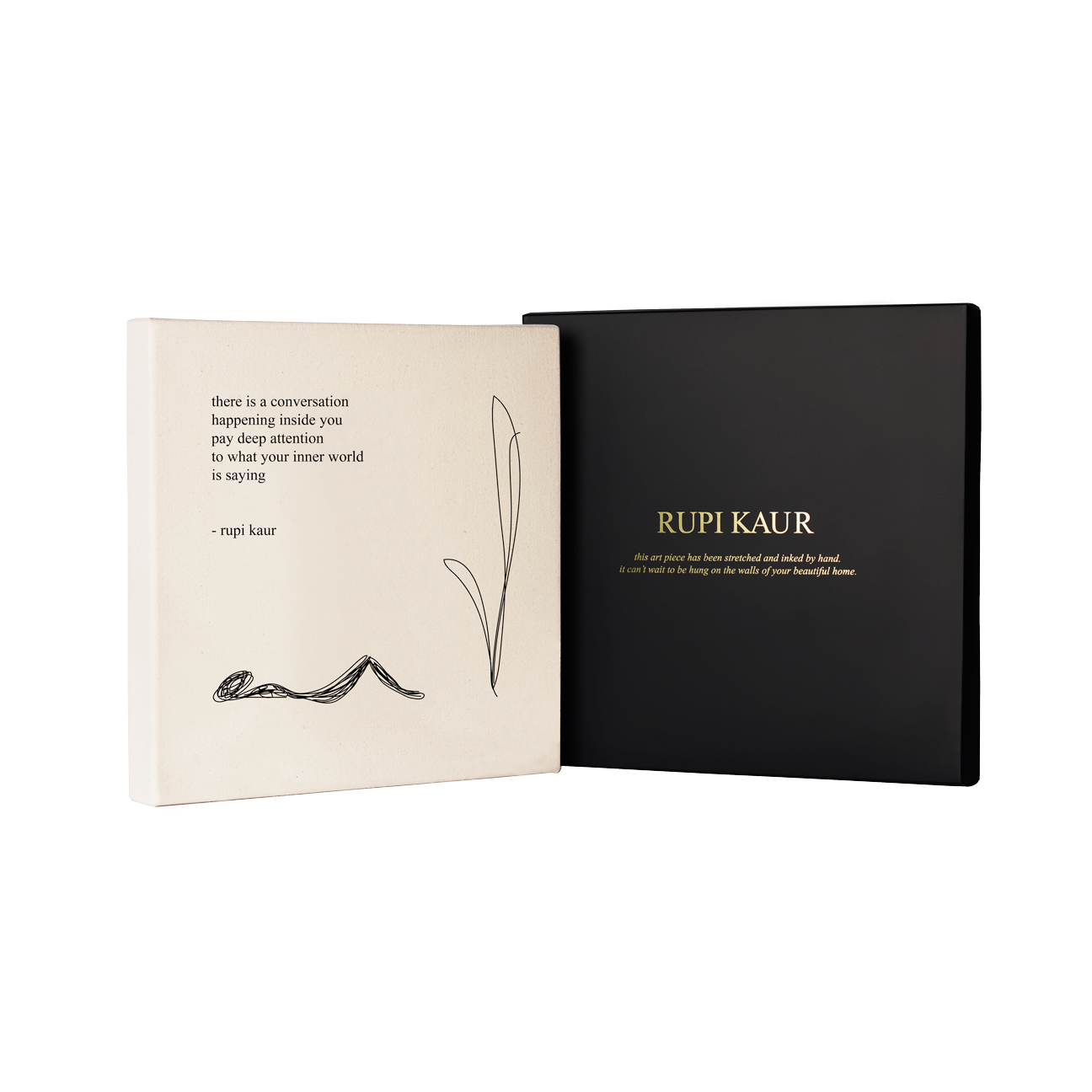 Rupi Kaur - Wholesale Art Print - 'conversation' Canvas2