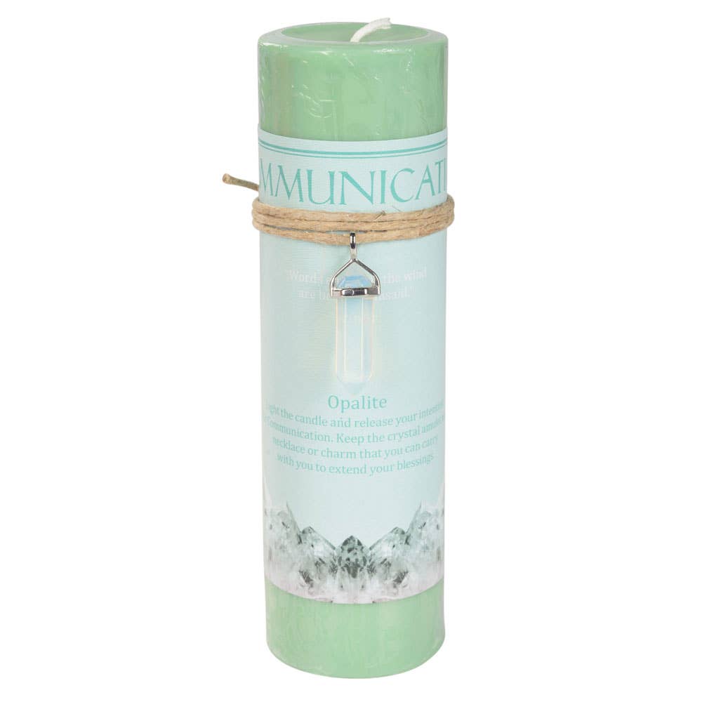Benjamin International – wholesale Pillar candle – Crystal Energy Pendant Candle7