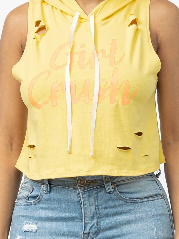 Julia by LoveJ - Wholesale Hoodie - Women's - Front Screen Laser Drawstring Hoodie Top27